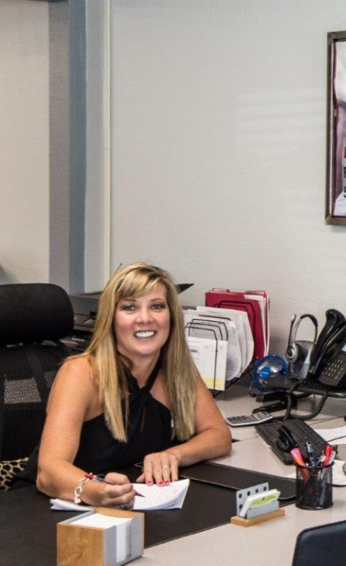 Businessman standing with arms crossed